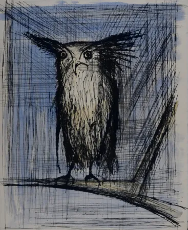 Etching Buffet - Voyages fantastiques de Cyrano de Bergerac, 1958