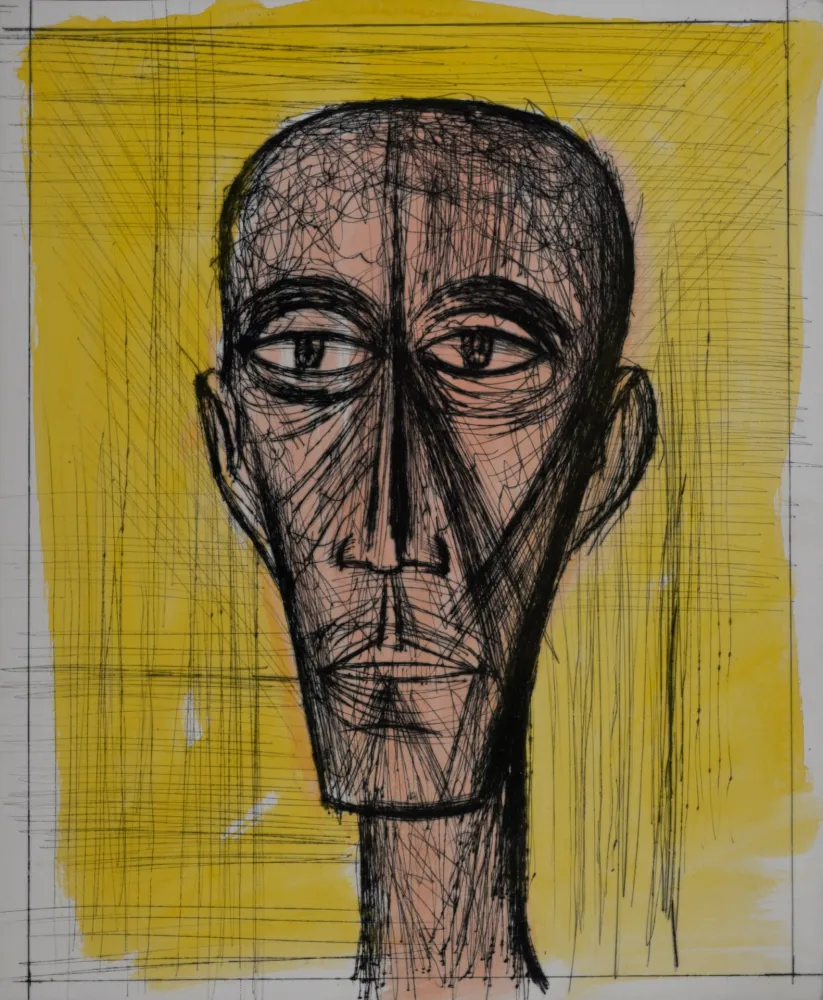 Etching Buffet - Voyages fantastiques de Cyrano de Bergerac, 1958