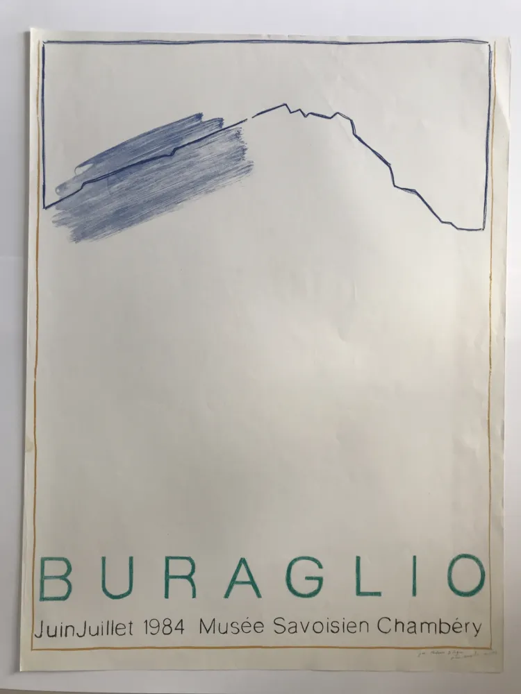 Poster Buraglio - Musée savoisien, Chambéry