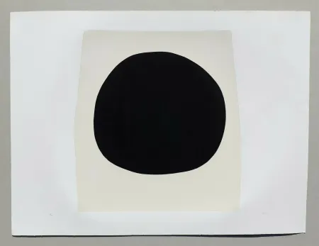 Lithograph Burri - Bianchi e neri I - Tavola F