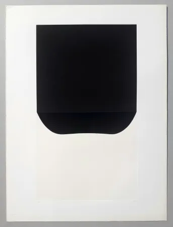 Lithograph Burri - Bianchi e neri II-D