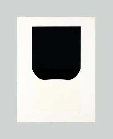 Lithograph Burri - Bianchi e neri II-D