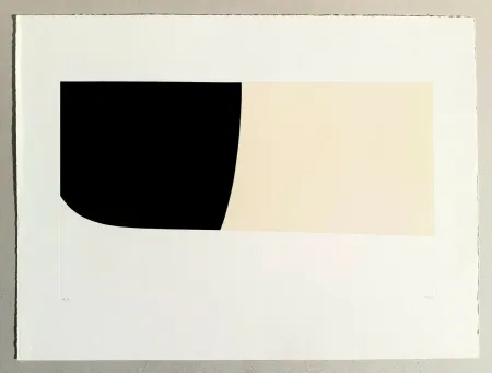 Lithograph Burri - Bianchi e neri II