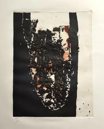 Etching And Aquatint Burri - Combustione