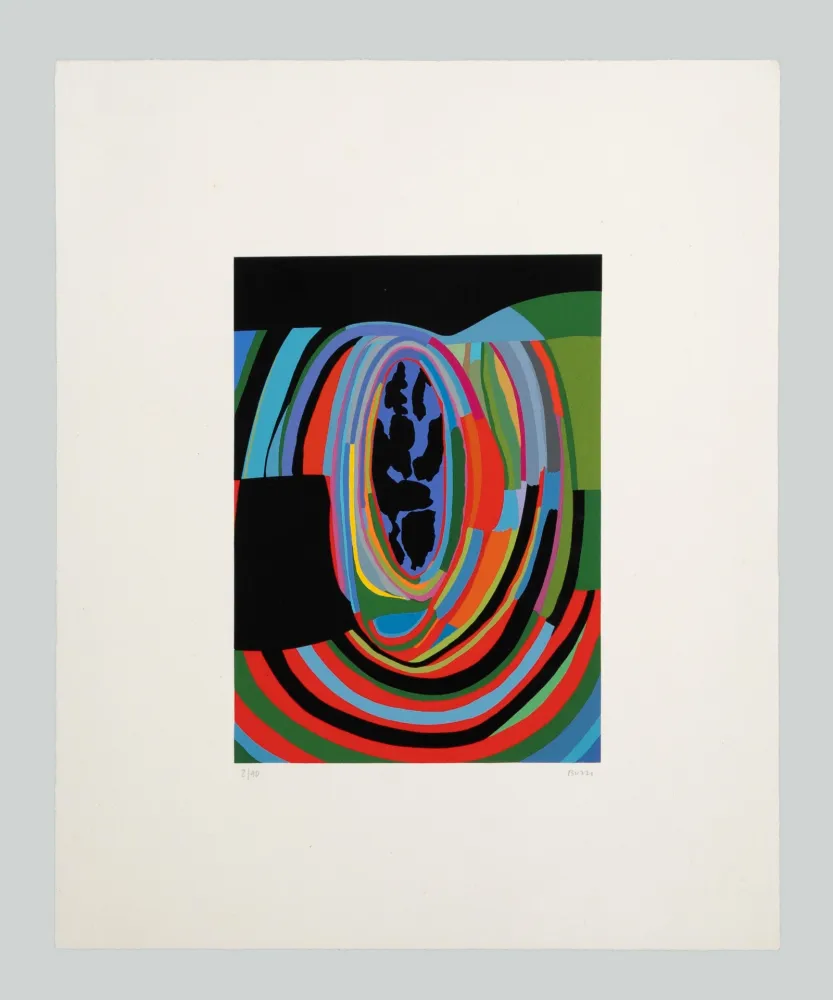 Screenprint Burri - Serigrafia 1-B