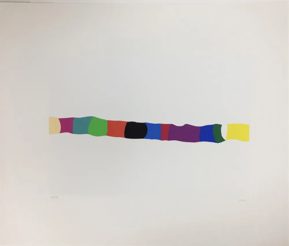 Screenprint Burri - Trittico C - 2