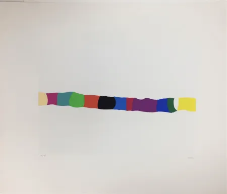 Screenprint Burri - Trittico C - 2