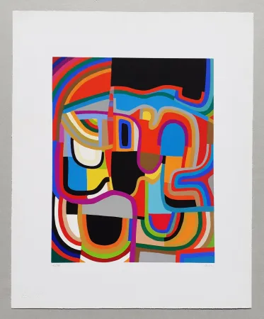 Screenprint Burri - Trittico E - Serigrafia 2-E