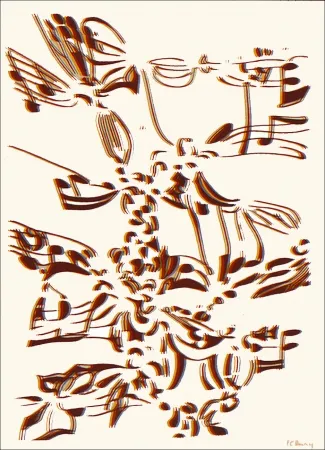 Lithograph Bury - Aff Avt 143