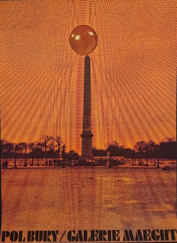 Lithograph Bury - '' Cinétisation ''