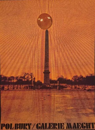 Lithograph Bury - '' Cinétisation ''