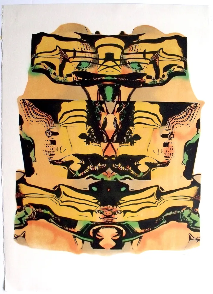 Lithograph Bury - Guggenheim	