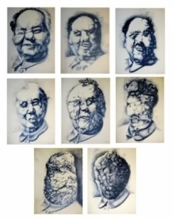 Illustrated Book Bury - Les petits moutons blancs qui sortent en rang du lavoir