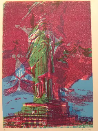 Lithograph Bury - Liberty