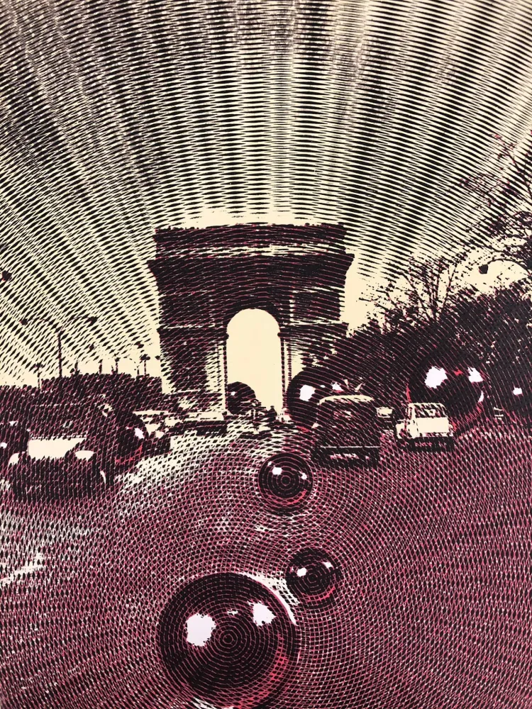 Lithograph Bury - Paris,