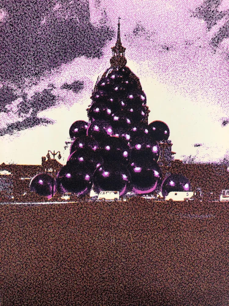 Lithograph Bury - Paris,