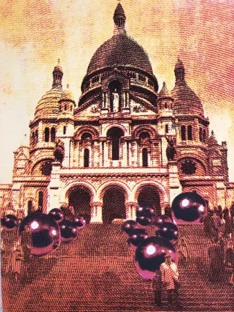 Lithograph Bury - Paris,