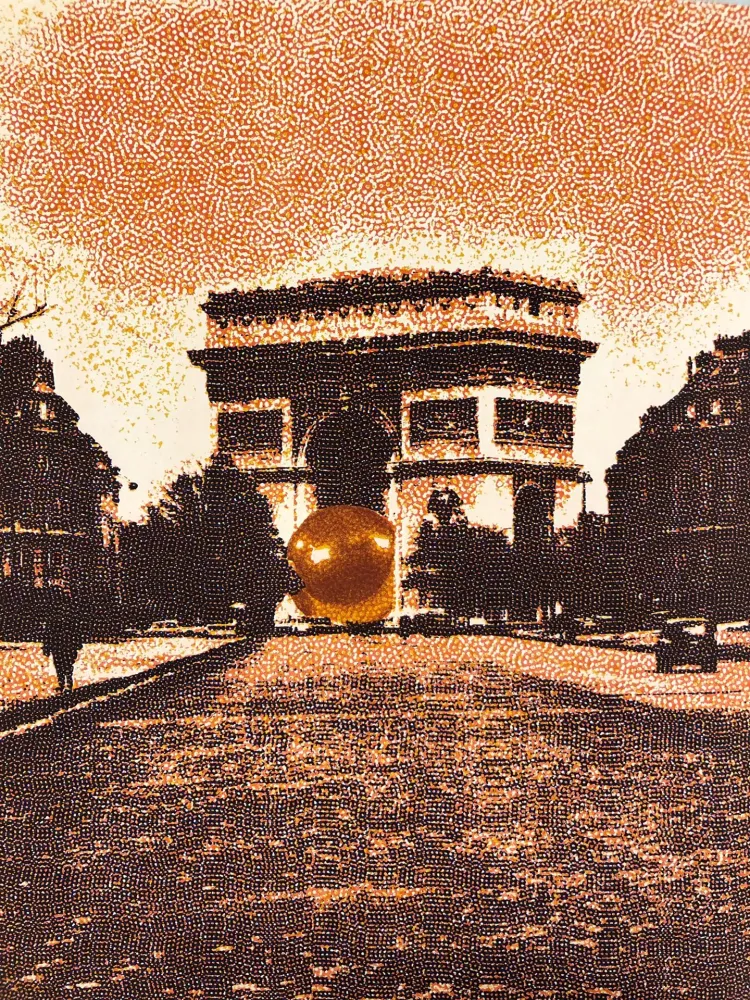 Lithograph Bury - Paris,