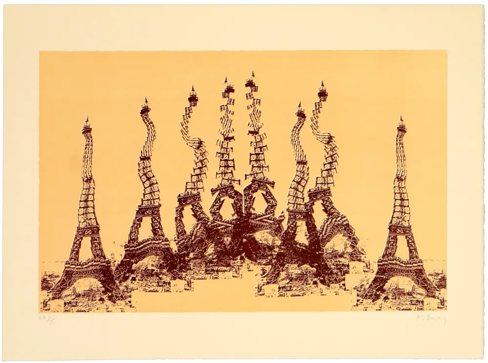 Lithograph Bury - Sans titre