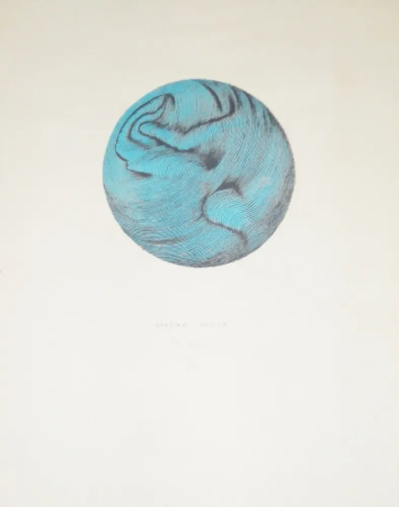 Lithograph Bury - Sphère molle