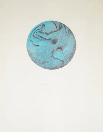 Lithograph Bury - Sphère molle