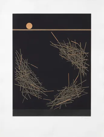 Etching Bury - Trois groupes de barres tournantes