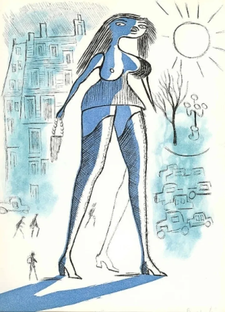 Etching And Aquatint Buzzati - Senza titolo