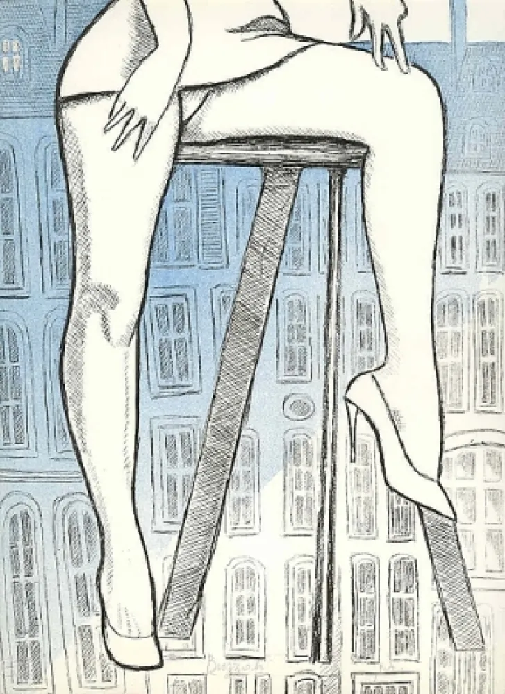 Etching And Aquatint Buzzati - Senza titolo