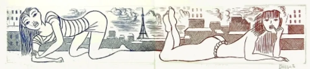 Etching And Aquatint Buzzati - Senza titolo