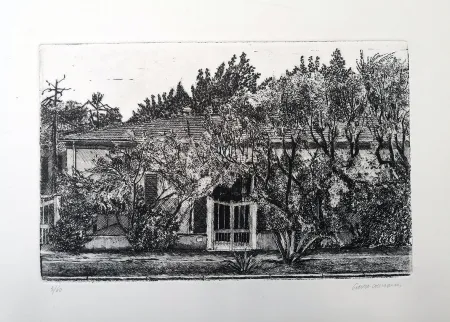 Engraving Cacciarini - Il villino