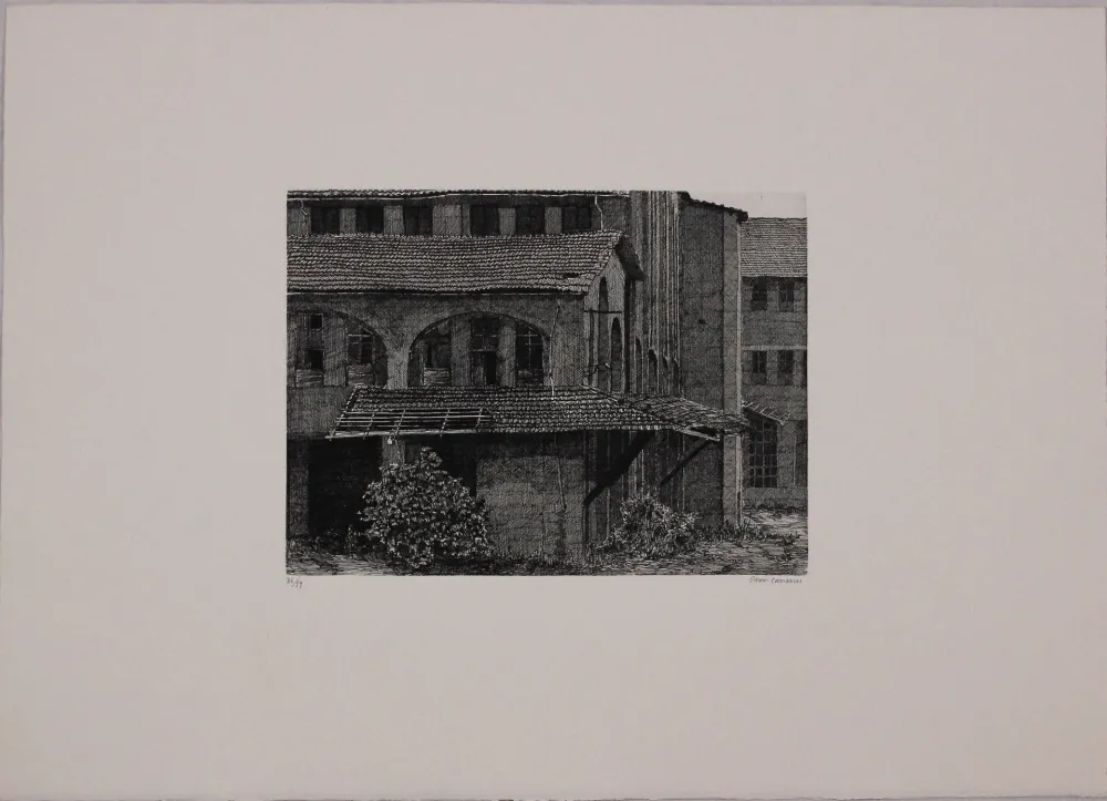 Engraving Cacciarini - Untitled