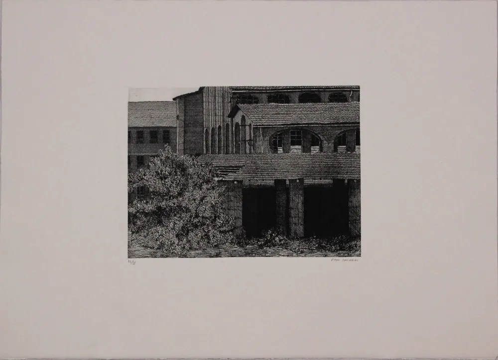 Engraving Cacciarini - Untitled