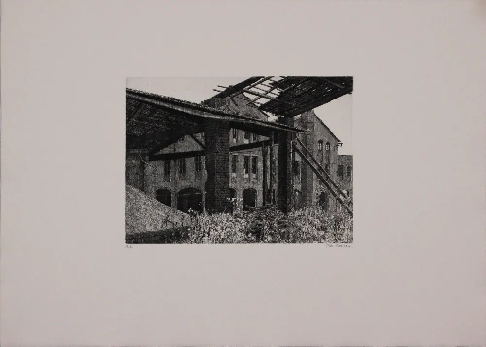 Engraving Cacciarini - Untitled