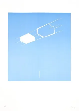 Lithograph Caldas - Waltercio Caldas WC 56 8