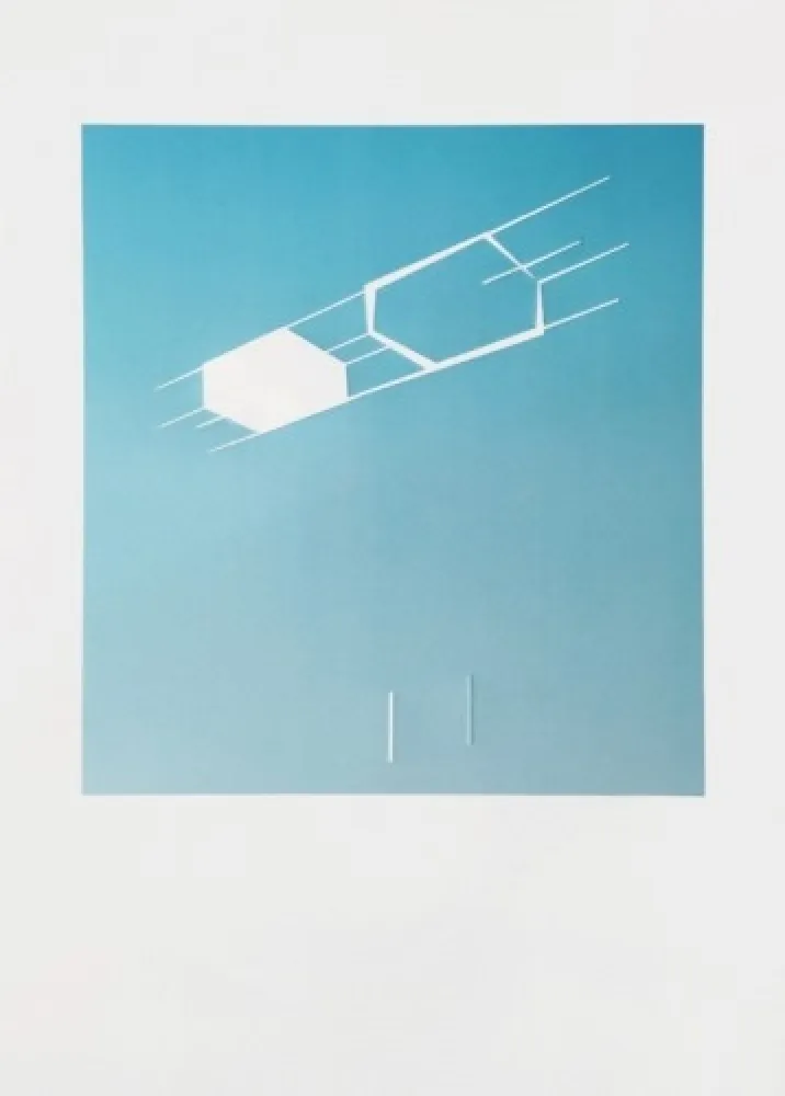 Lithograph Caldas - Waltercio Caldas WC 56 8