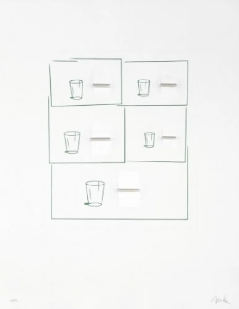 Lithograph Caldas - Without title 2