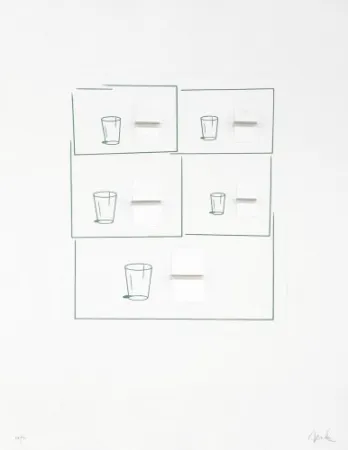 Lithograph Caldas - Without title 2