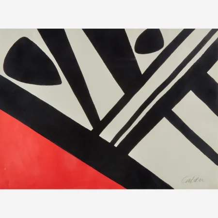 Lithograph Calder - Acier du Constructeur