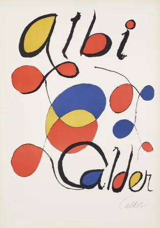 Lithograph Calder - Albi