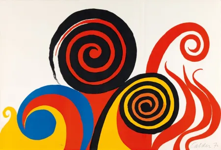 Lithograph Calder - Berkeley