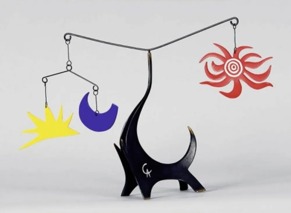 Lithograph Calder - Black Elephant
