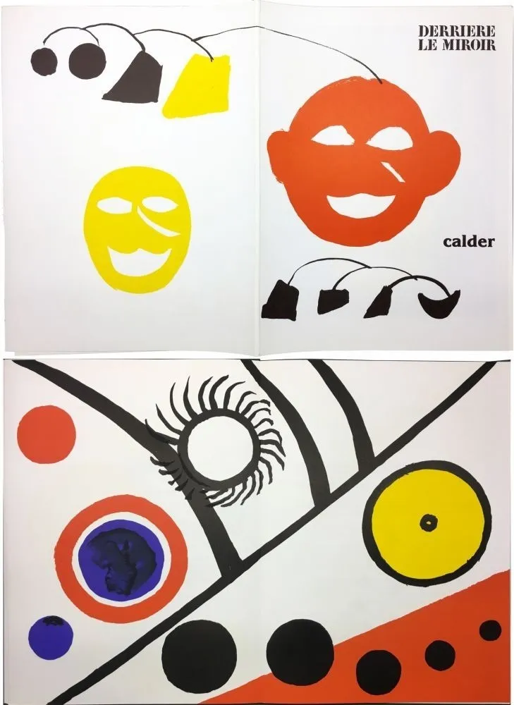 Illustrated Book Calder - CALDER. DERRIÈRE LE MIROIR N° 221. 7 lithographies originales (1976).