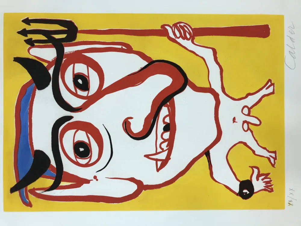 Etching And Aquatint Calder - Constantin Tacou