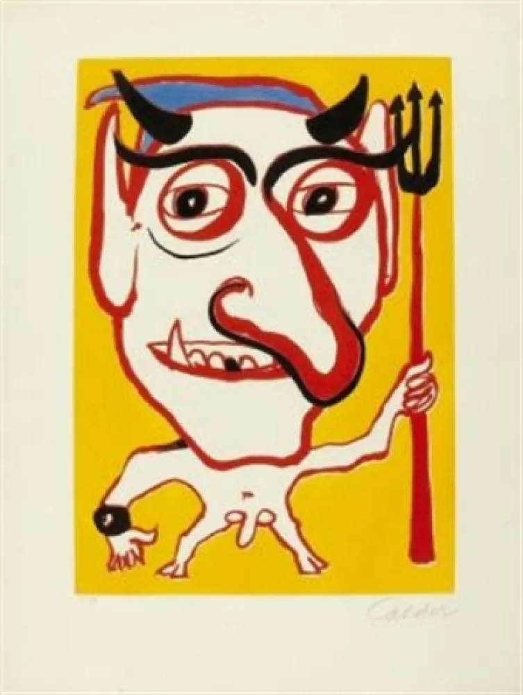 Etching And Aquatint Calder - Constantin Tacou