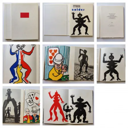 Lithograph Calder - Derriere Le Miroir