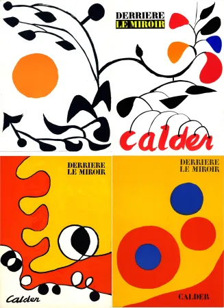 Illustrated Book Calder - DERRIÈRE LE MIROIR - CALDER (11 volumes parus de 1950 à 1981), avec 49 LITHOGRAPHIES.
