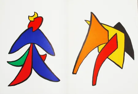 Lithograph Calder - DLM 141