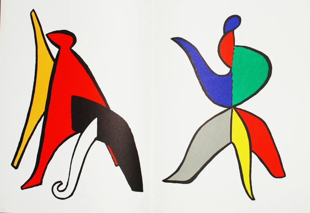 Lithograph Calder - DLM 141