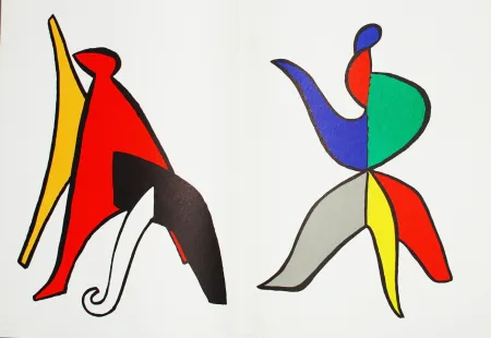 Lithograph Calder - DLM 141