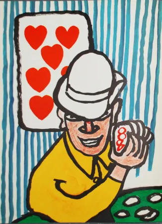 Lithograph Calder - DLM 212